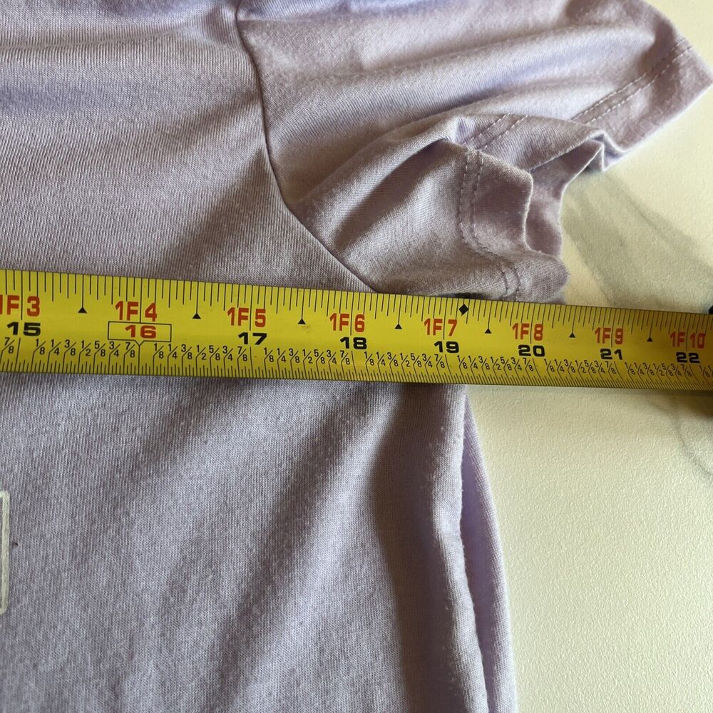 Polaroid Instant Camera Graphic Shirt Women’s XL Purple Tunic Short Sleeve Top - Picture 7 of 8